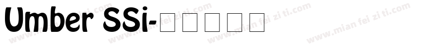 Umber SSi字体转换